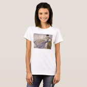 Pierre A Renoir | Madame Monet auf einem Sofa T-Shirt (Vorne ganz)