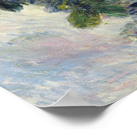 Pierre A Renoir | Moss-Rose Poster (Ecke)