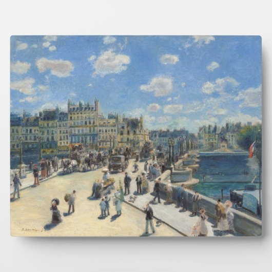 Pierre A Renoir | Pont Neuf, Paris Fotoplatte (Vorderseite)