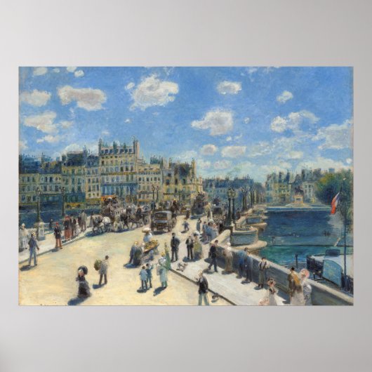 Pierre A Renoir | Pont Neuf, Paris Poster (Vorne)