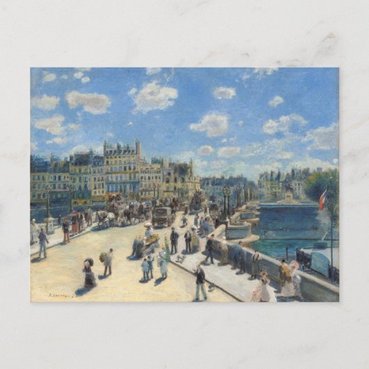 Pierre A Renoir | Pont Neuf, Paris Postkarte (Vorderseite)