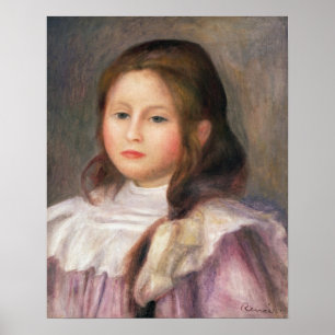 Pierre A Renoir   Portrait eines Kindes 2 Poster