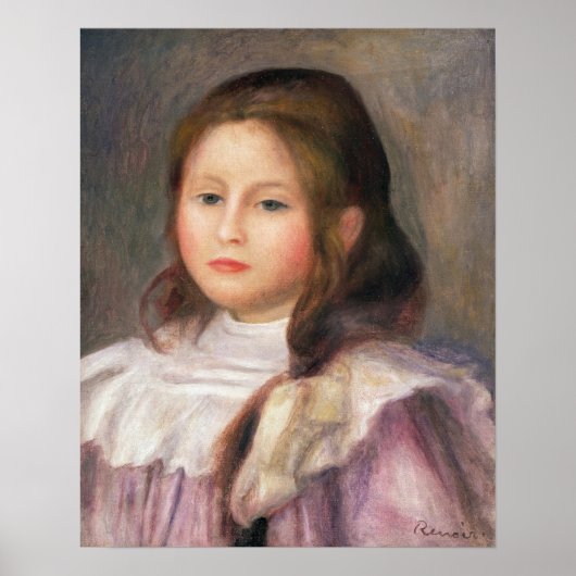 Pierre A Renoir | Portrait eines Kindes 2 Poster (Vorne)