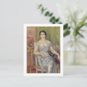 Pierre A Renoir | Portrait von A. Valliere-Merzbac Postkarte (Stehend Vorderseite)