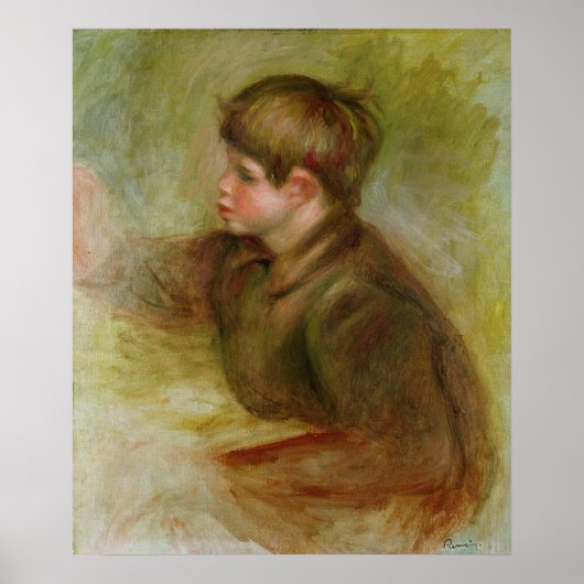 Pierre A Renoir | Portrait von Coco Poster (Vorne)