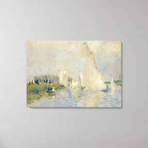 Pierre A Renoir Regatta at Leinwanddruck