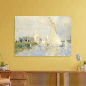 Pierre A Renoir Regatta at Leinwanddruck (Insitu (Wohnzimmer))