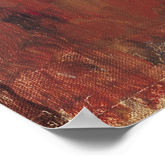 Pierre A Renoir | Rose in einer Vase Poster (Ecke)