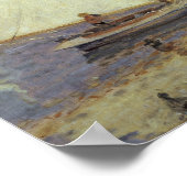 Pierre A Renoir | Seine in Argenteuil Poster (Ecke)