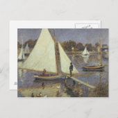 Pierre A Renoir | Seine in Argenteuil Postkarte (Vorne/Hinten)