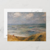 Pierre A Renoir | Sicht auf das Meer, Guernsey Postkarte (Vorne/Hinten)