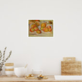 Pierre A Renoir | Stillleben mit Äpfeln Poster (Küche)