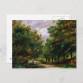 Pierre A Renoir | Straße in der Nähe von Cagnes Postkarte (Vorne/Hinten)