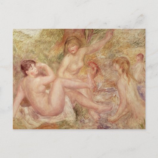 Pierre A Renoir | Studie für die großen Bathers Postkarte (Vorderseite)