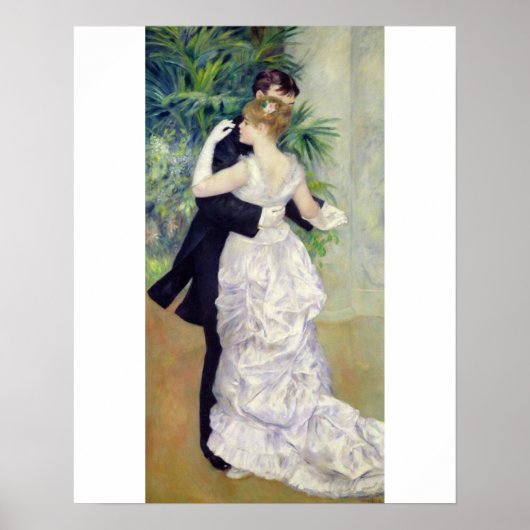 Pierre A Renoir | Tanz in der Stadt Poster (Vorne)