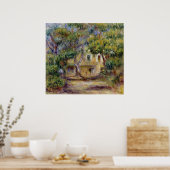 Pierre A Renoir | The Farm at Les Collettes Poster (Küche)