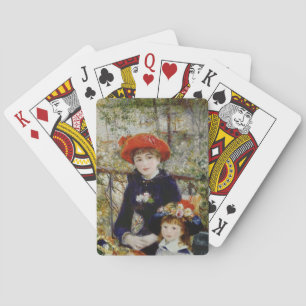 Pierre A Renoir Two Sisters, or On The Terrace Spielkarten