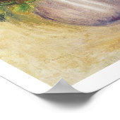 Pierre A Renoir | Vase der Blume Poster (Ecke)