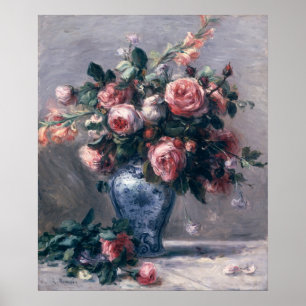 Pierre A Renoir   Vase der Rose Poster
