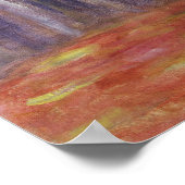 Pierre A Renoir | Vase von Tulips und Anemonen Poster (Ecke)