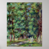 Pierre A Renoir | Waldweg Poster (Vorne)
