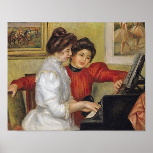 Pierre A Renoir | Yvonne und Christine Lerolle Poster (Vorne)