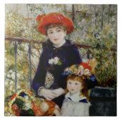 Pierre A Renoir | Zwei Schwestern oder auf der Ter Fliese (Vorderseite)