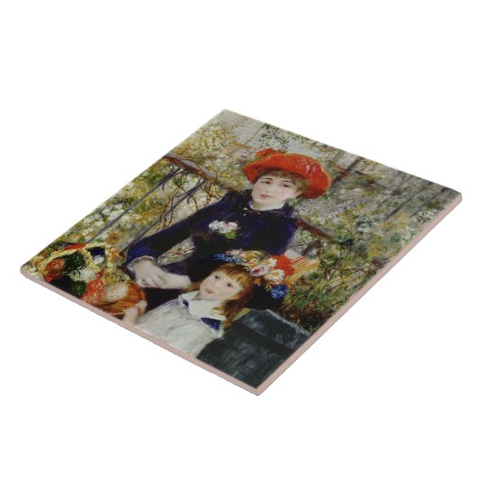 Pierre A Renoir | Zwei Schwestern oder auf der Ter Fliese (Seite)