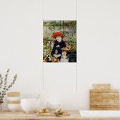 Pierre A Renoir | Zwei Schwestern oder auf der Ter Poster (Küche)