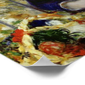 Pierre A Renoir | Zwei Schwestern oder auf der Ter Poster (Ecke)