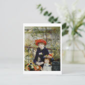 Pierre A Renoir | Zwei Schwestern oder auf der Ter Postkarte (Stehend Vorderseite)