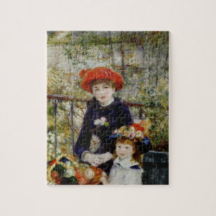 Pierre A Renoir Zwei Schwestern oder auf der Ter Puzzle