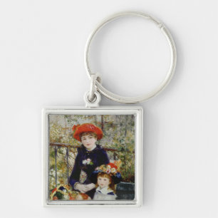 Pierre A Renoir   Zwei Schwestern oder auf der Ter Schlüsselanhänger