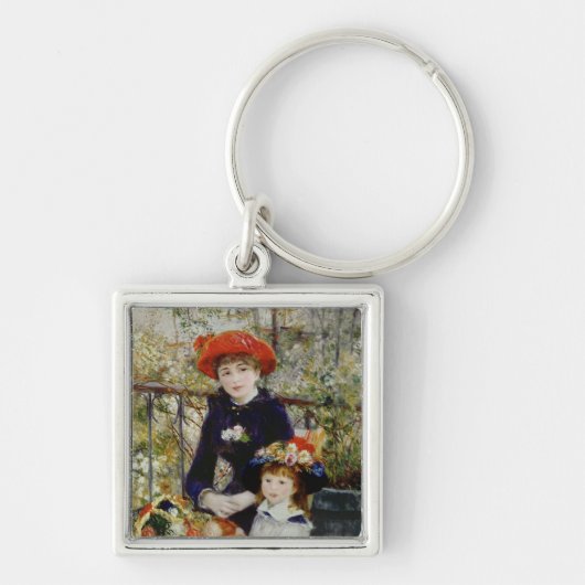 Pierre A Renoir | Zwei Schwestern oder auf der Ter Schlüsselanhänger (Vorne)