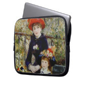 Pierre A Renoir| Zwei Schwestern oder auf der Terr Laptopschutzhülle (Vorderseite Links)