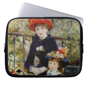 Pierre A Renoir Zwei Schwestern oder auf der Terr Laptopschutzhülle