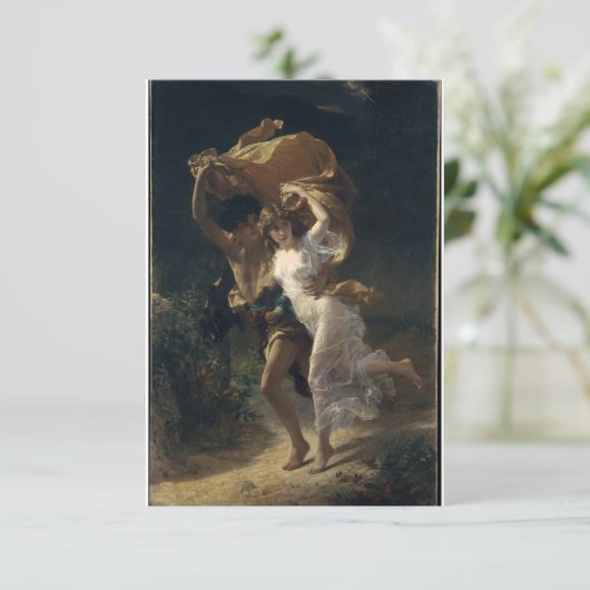 Pierre-Auguste Cot - Der Sturm Karte (Stehend Vorderseite)