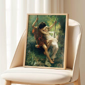 Pierre Auguste Cot Frühling Primavera Romantisch Poster