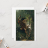 Pierre-Auguste Cot - Springtime Karte (Vorderseite/Rückseite Beispiel)