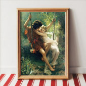 Pierre Auguste Cot Springtime Primavera Romantik Poster