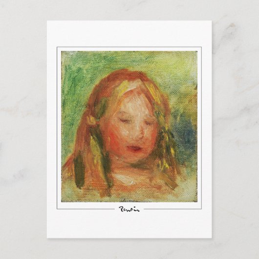 Pierre-Auguste Renoir #105 - Fine Art Postcard Postkarte (Vorderseite)