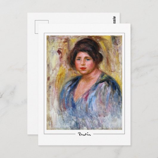 Pierre-Auguste Renoir #117-3 - Fine Art Postcard Postkarte (Vorne/Hinten)