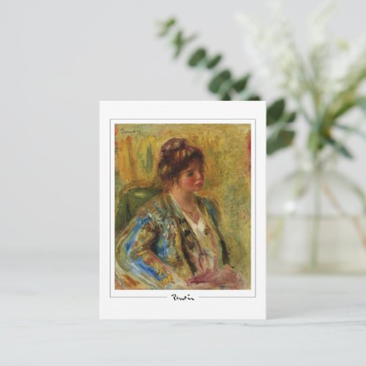 Pierre-Auguste Renoir #139-3 - Fine Art Postcard Postkarte (Stehend Vorderseite)