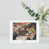 Pierre-Auguste Renoir #13 - Fine Art Postcard Postkarte (Stehend Vorderseite)