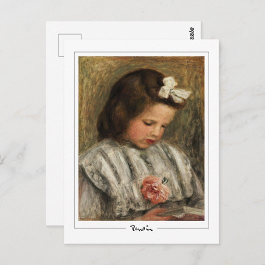 Pierre-Auguste Renoir #141-3 - Fine Art Postcard Postkarte (Vorne/Hinten)