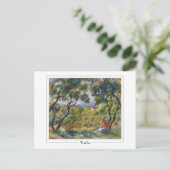 Pierre-Auguste Renoir #186 - Fine Art Postcard Postkarte (Stehend Vorderseite)