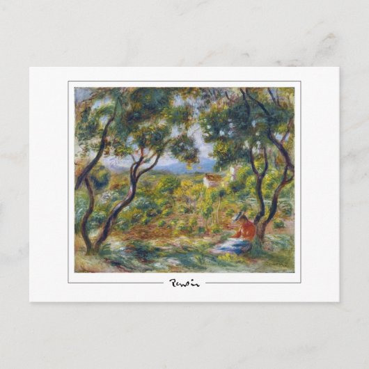 Pierre-Auguste Renoir #186 - Fine Art Postcard Postkarte (Vorderseite)