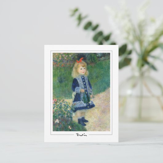 Pierre-Auguste Renoir #1 - Kunstrestkarte Postkarte (Stehend Vorderseite)