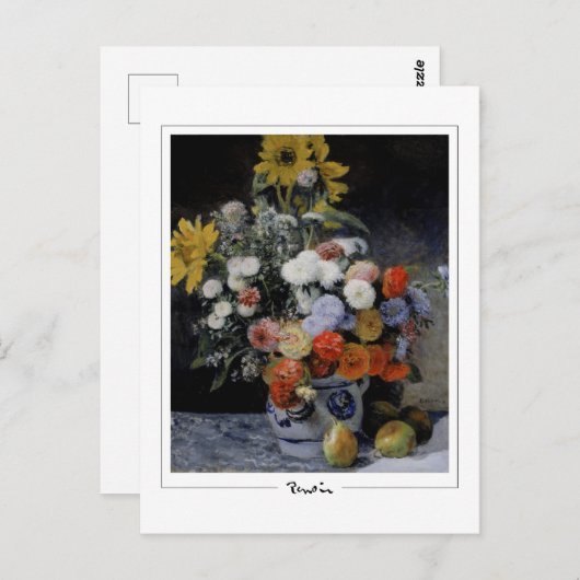 Pierre-Auguste Renoir #2-2 - Fine Art Postcard Postkarte (Vorne/Hinten)