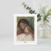 Pierre-Auguste Renoir #300-3 - Fine Art Postcard Postkarte (Stehend Vorderseite)